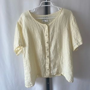 2 piece ivory linen FLAX set